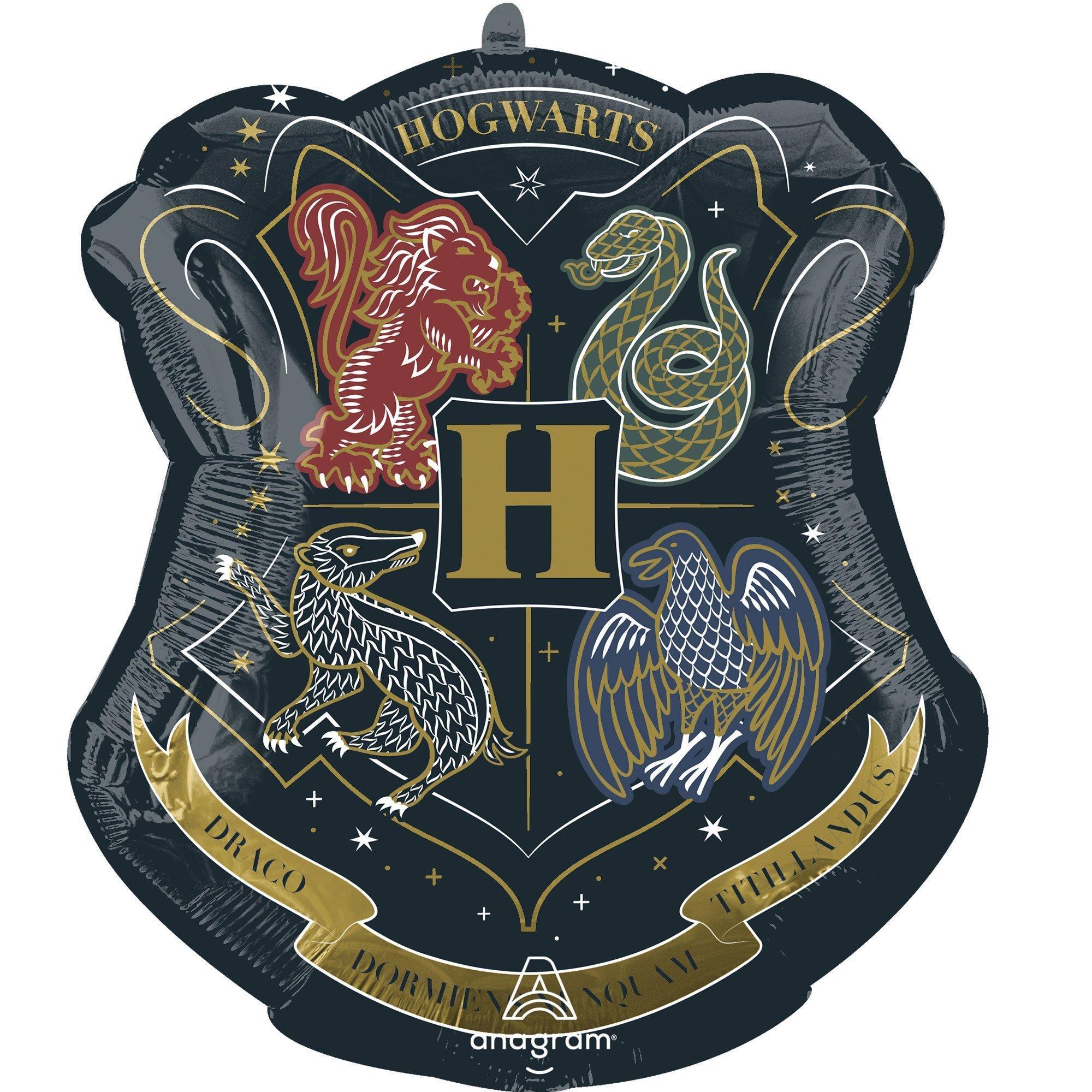 Premium Hogwarts Foil Balloon Bouquet with Balloon Weight, 13pc - Harry Potter